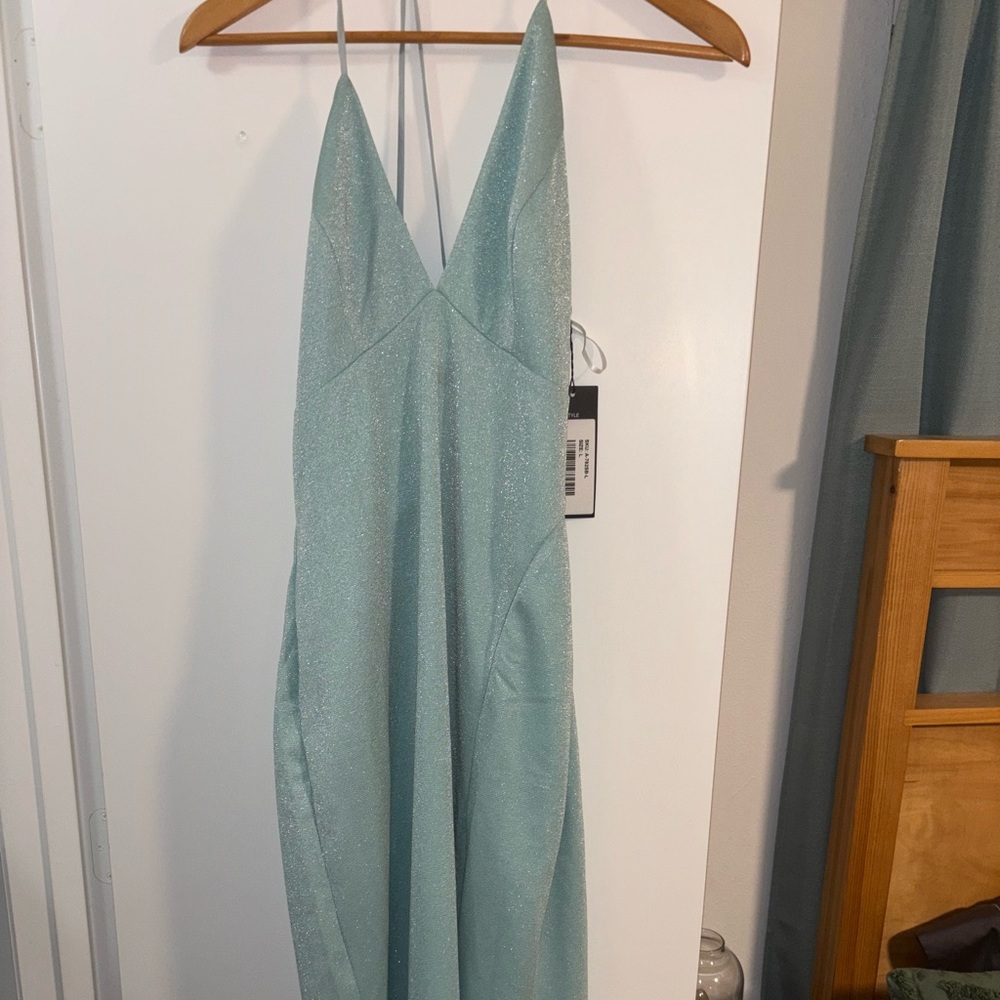 NWT Light Blue Midi Dress